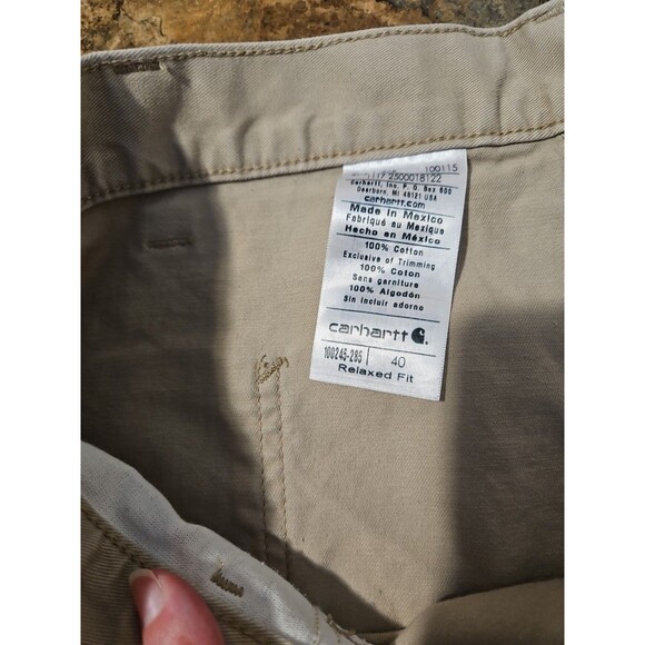 Carhartt Mens Carpenter Shorts Size 40 Tan Ex. Condition‎ (A231) - Picture 4 of 10